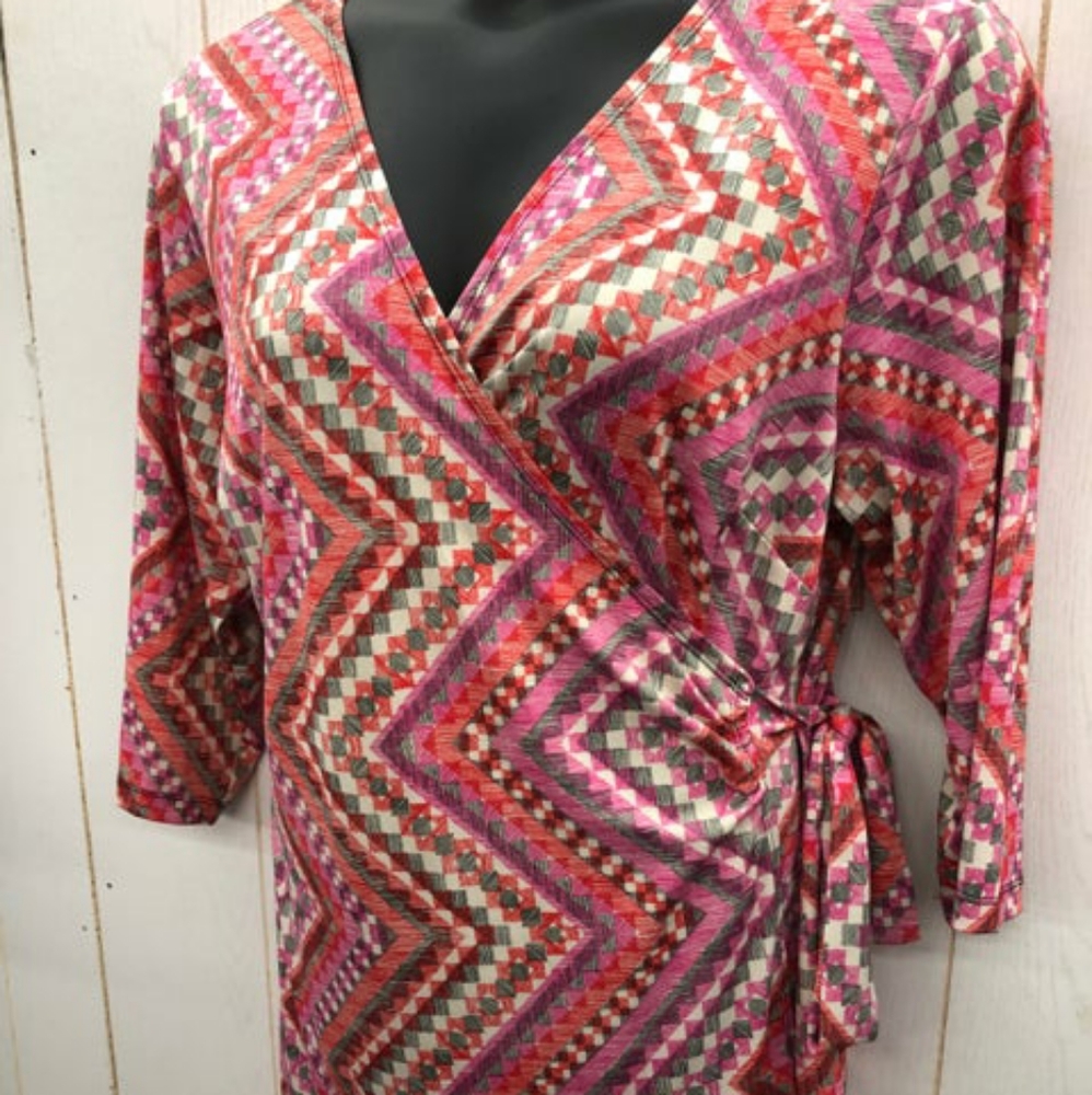 Chevron Wrap Dress